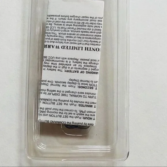 Vintage Disney Reto Aladdin Genie Jasmine Blue Digital Dead Stock Watch - Picture 7 of 9